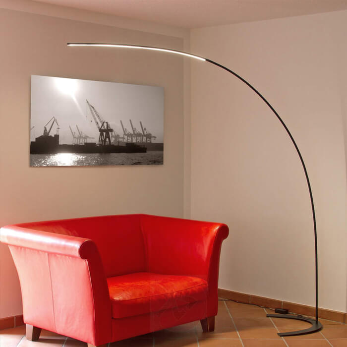 Photo arch lamp with LED lighting
