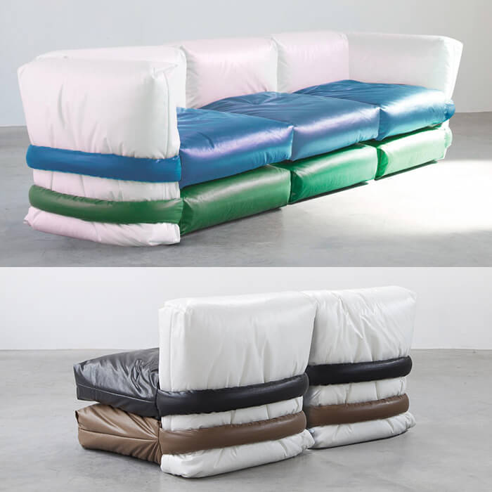 Pillow sofa particolare seduta